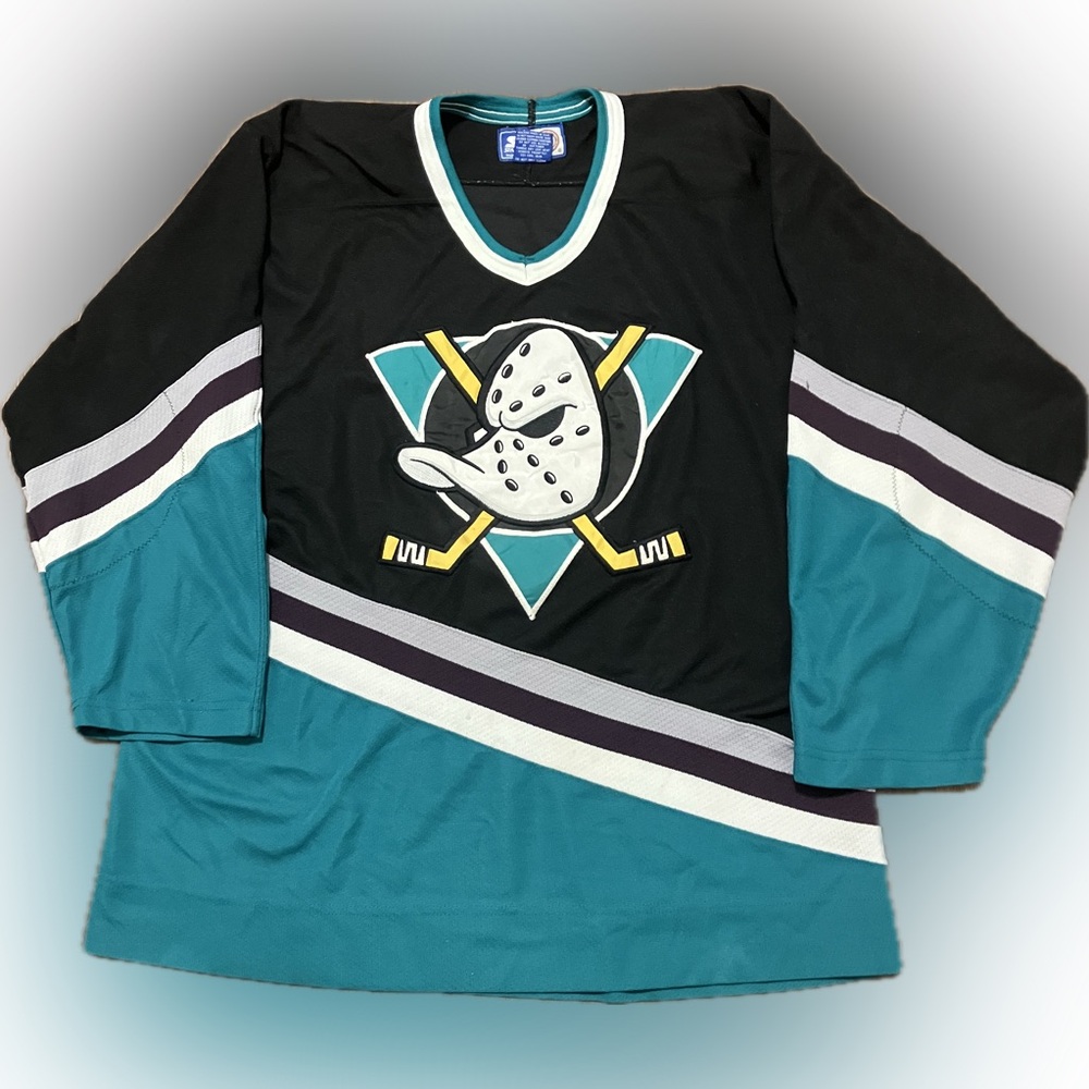 Anaheim Mighty Ducks Blank Fashion STARTER NHL Hockey Jersey Size M